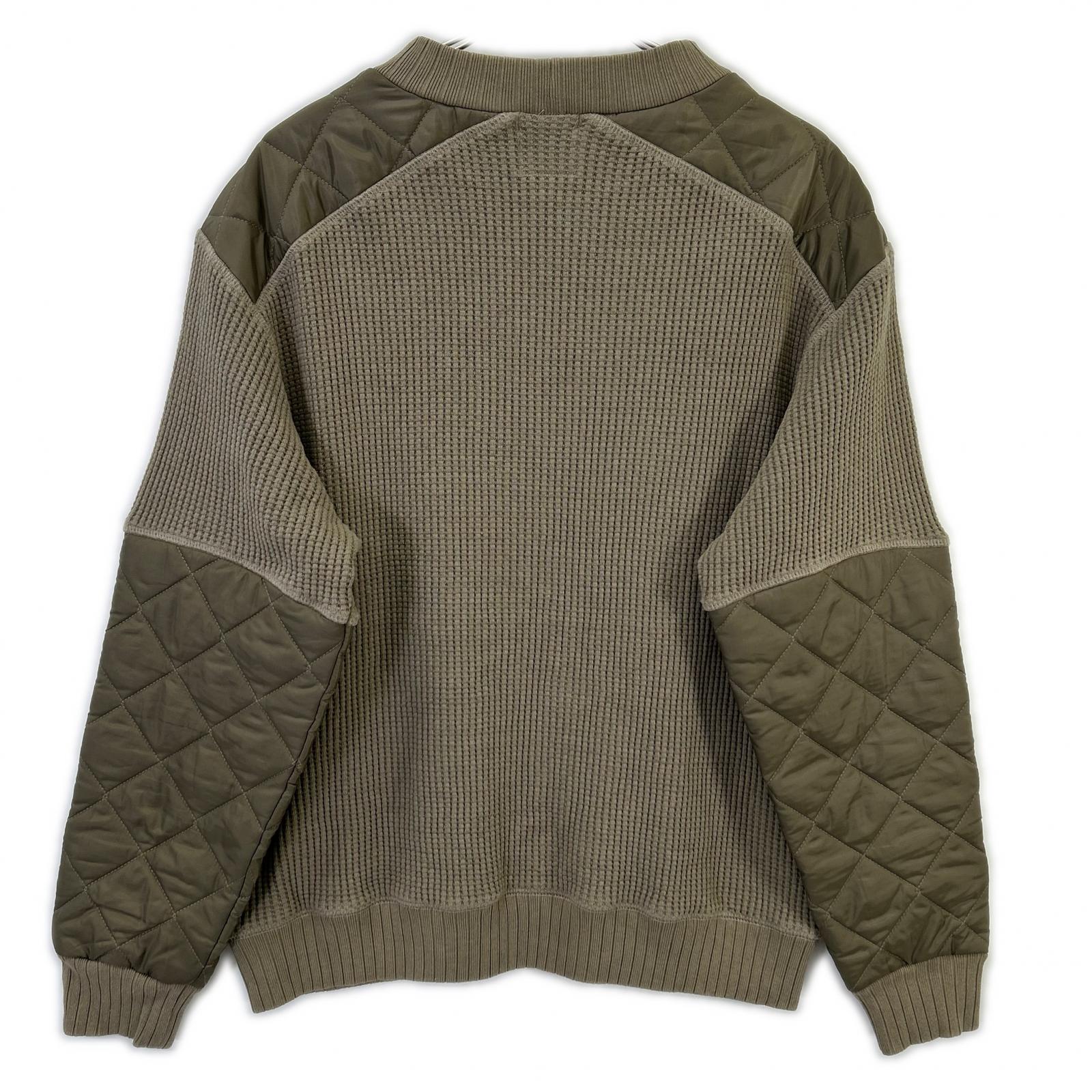 Jackman ジャックマン LV7290 カーキ ×Lavenham Waffle Armored Midneck Mens トップス