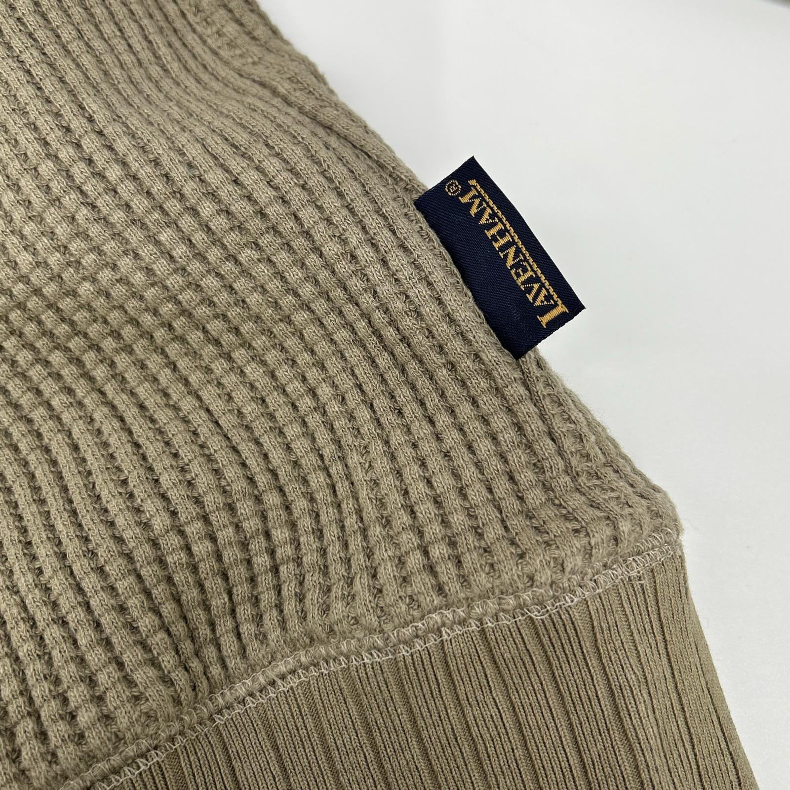 Jackman ジャックマン LV7290 カーキ ×Lavenham Waffle Armored Midneck Mens トップス