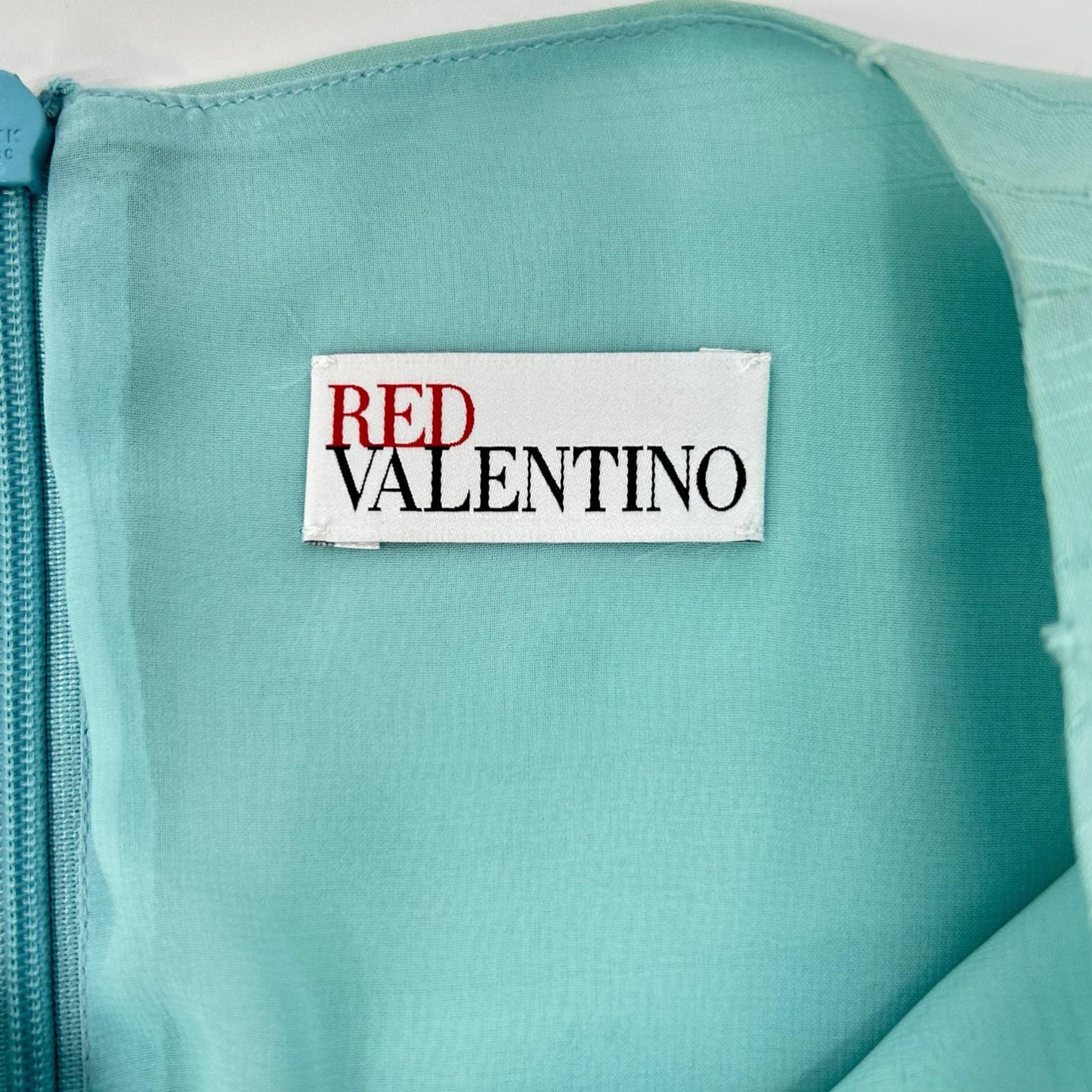 RED VALENTINO 华伦天奴 0000036425 绿色 青绿色 无袖连衣裙 连衣裙
