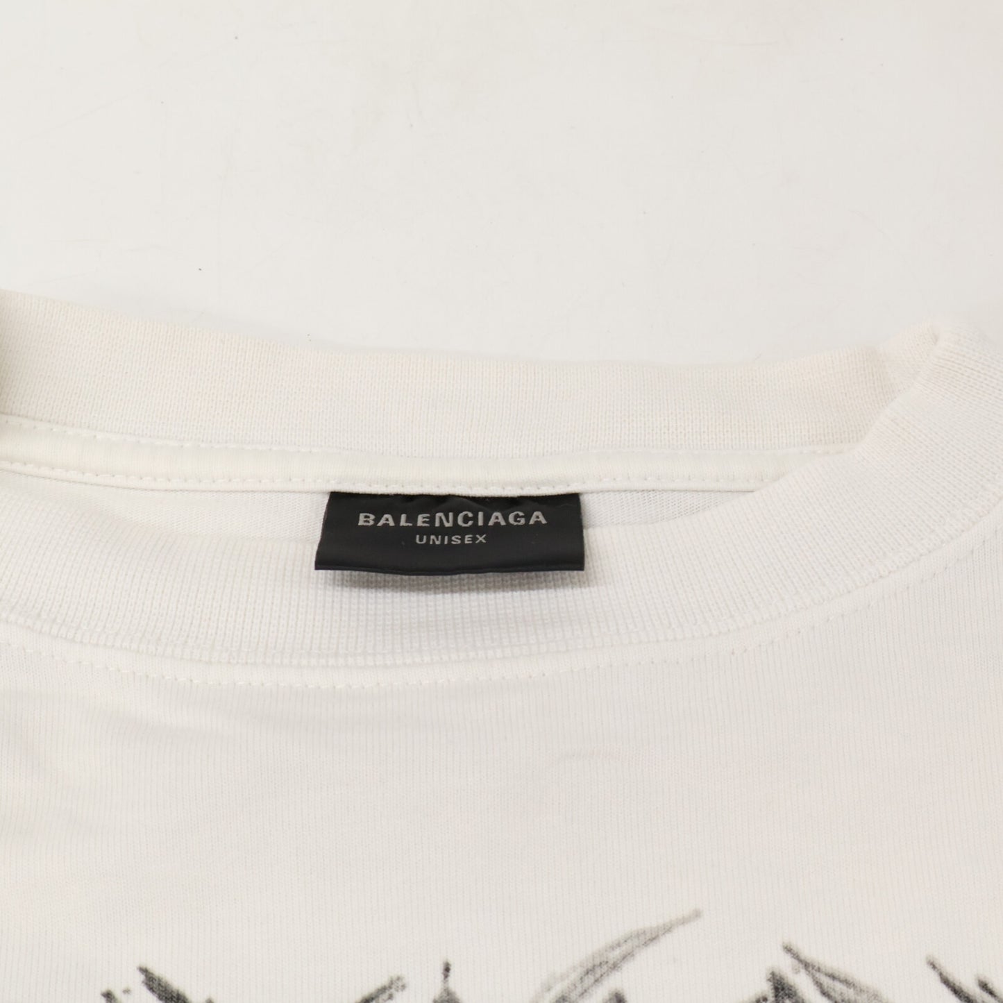 BALENCIAGA バレンシアガ 【国内正規/23年製】ヴィンテージ加工 DIY METAL メタルロゴ 長袖Tシャツ トップス