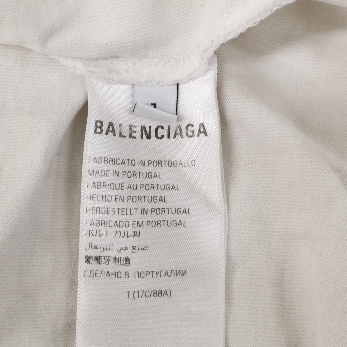 BALENCIAGA バレンシアガ 【国内正規/23年製】ヴィンテージ加工 DIY METAL メタルロゴ 長袖Tシャツ トップス
