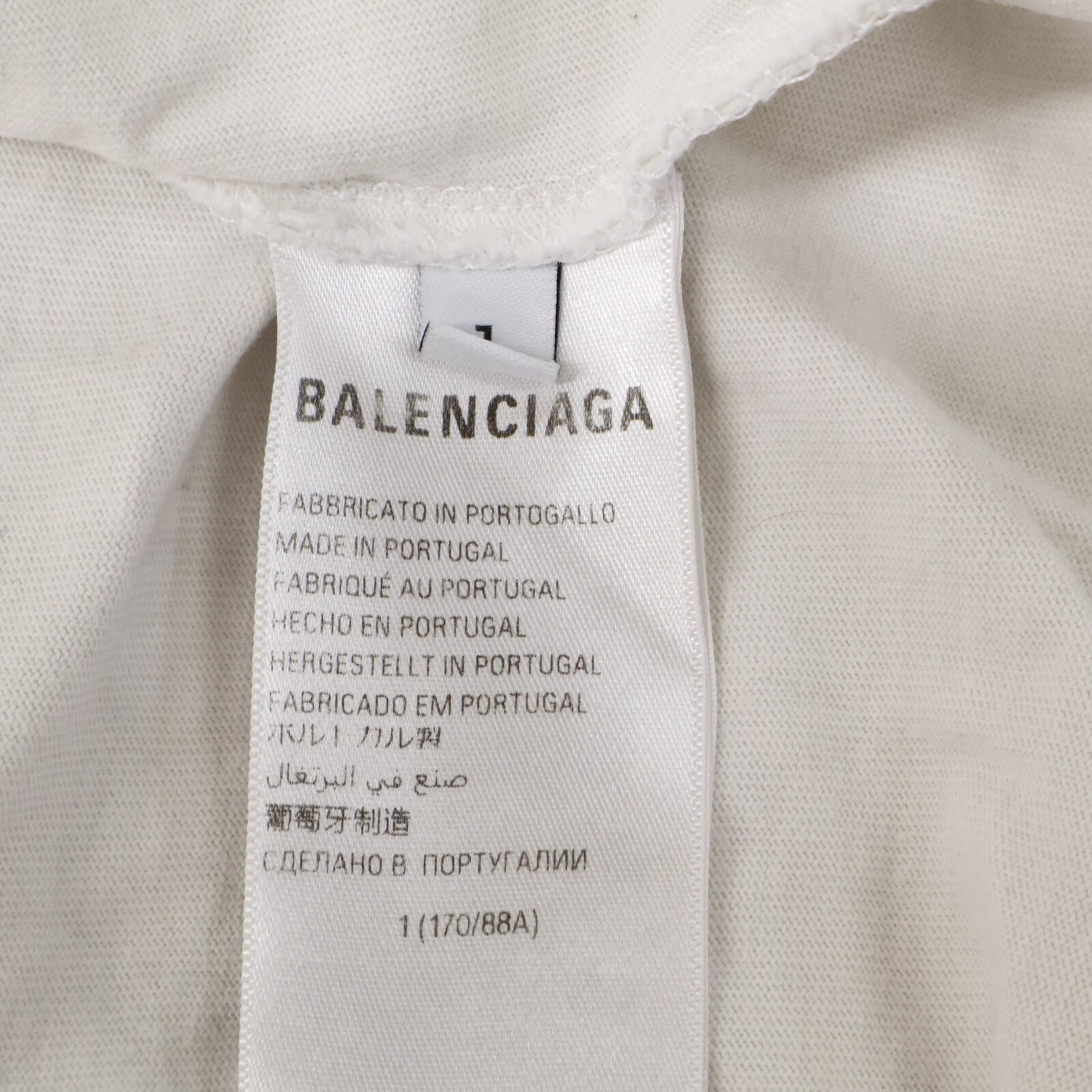 BALENCIAGA バレンシアガ 【国内正規/23年製】ヴィンテージ加工 DIY METAL メタルロゴ 長袖Tシャツ トップス