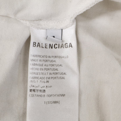BALENCIAGA バレンシアガ 【国内正規/23年製】ヴィンテージ加工 DIY METAL メタルロゴ 長袖Tシャツ トップス
