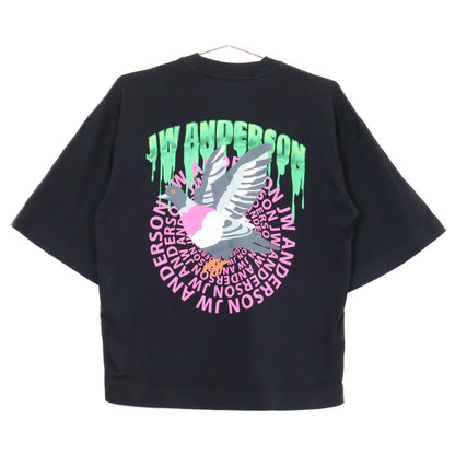 J.W.Anderson JT0097PG0944993 Black Slime Logo T-Shirt