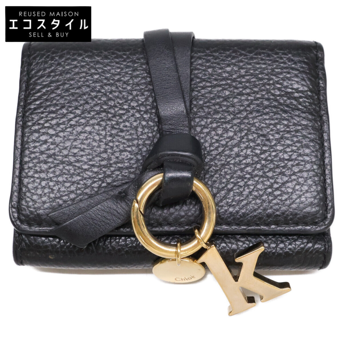 Chloe クロエ CHC21WP719F57001 ALPHABET MINI TRI FOLD アルファベット ミニ トリフォールド 3つ折り財布 三つ折り財布（小銭入れあり）