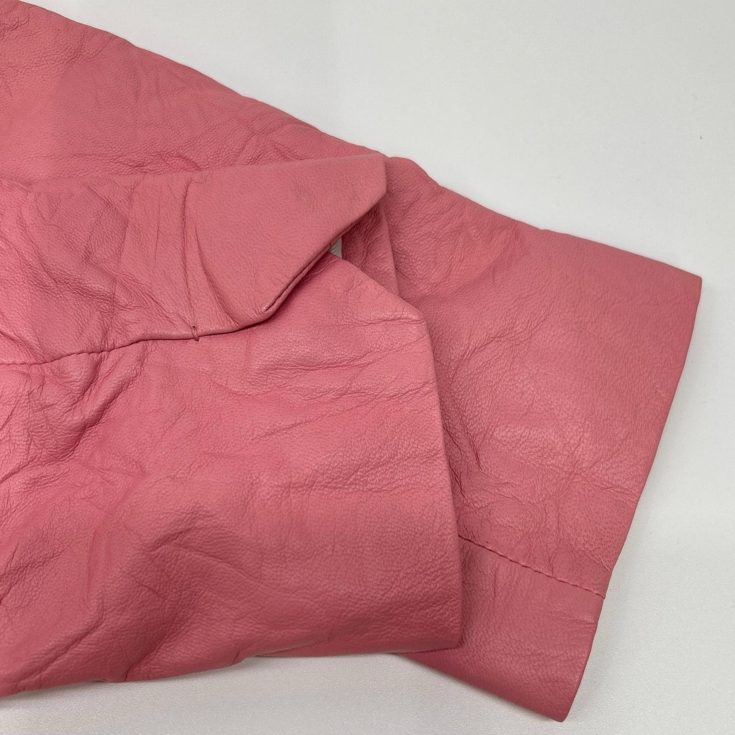 Zadig & Voltaire ザディグエヴォルテール RWBL00003 Pink Notched-Lapel Leather Jacket Jacket