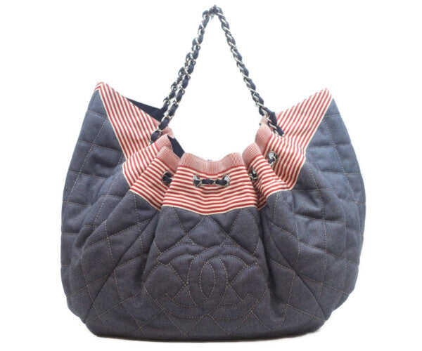 CHANEL シャネル 美品 13番 A46887 ココカバスGM キルティング チェーン ショルダーバッグ