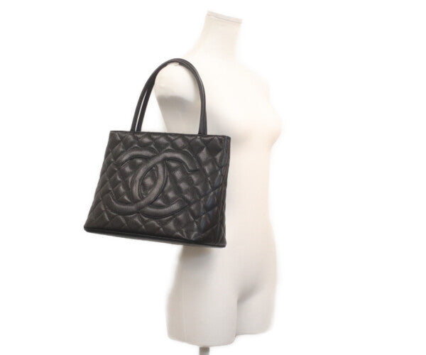 CHANEL シャネル 6番台 A01804 キャビアスキン 復刻トート トートバッグ