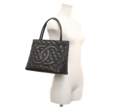 CHANEL シャネル 6番台 A01804 キャビアスキン 復刻トート トートバッグ