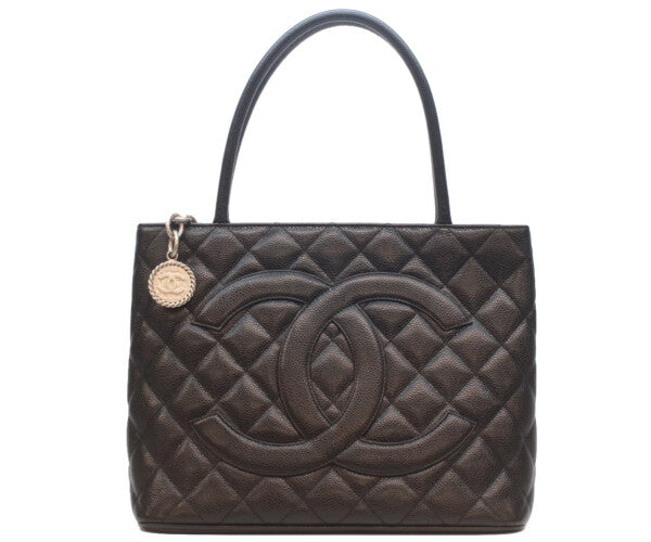 CHANEL シャネル 6番台 A01804 キャビアスキン 復刻トート トートバッグ