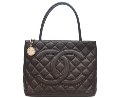 CHANEL シャネル 6番台 A01804 キャビアスキン 復刻トート トートバッグ