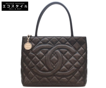 CHANEL シャネル 6番台 A01804 キャビアスキン 復刻トート トートバッグ