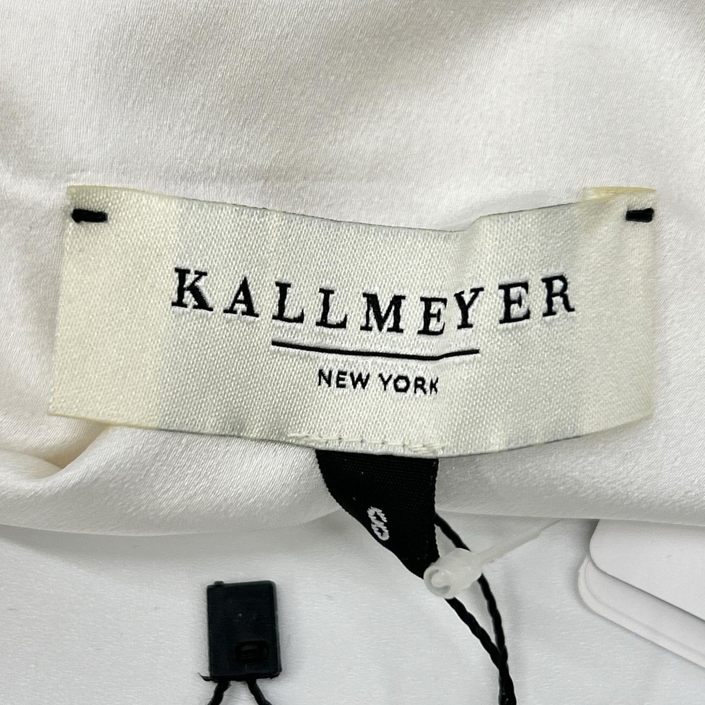 KALLMEYER カルメイヤー 23年 23-050-570-0032-1-0 ホワイト シルク ビスチェ ブラウス トップス