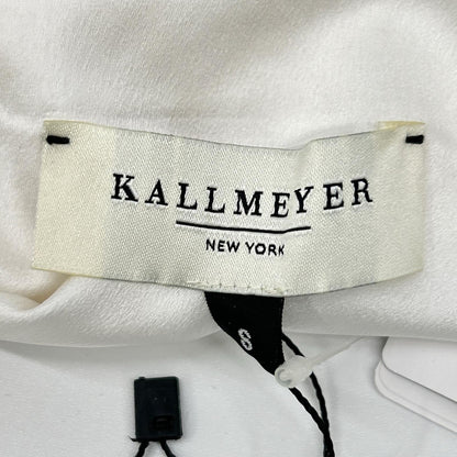 KALLMEYER カルメイヤー 23年 23-050-570-0032-1-0 ホワイト シルク ビスチェ ブラウス トップス