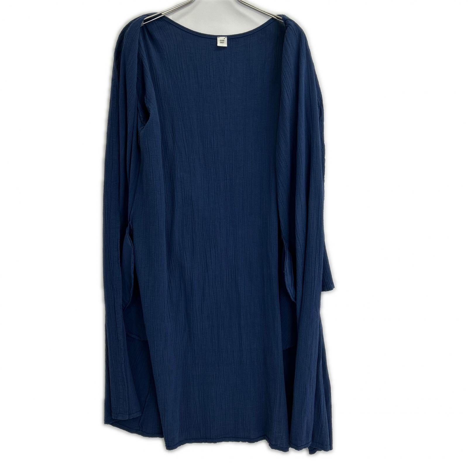 GOOD GRIEF グッドグリーフ ブルー Reluxed Long Cardigan リラックスロングカーディガン トップス