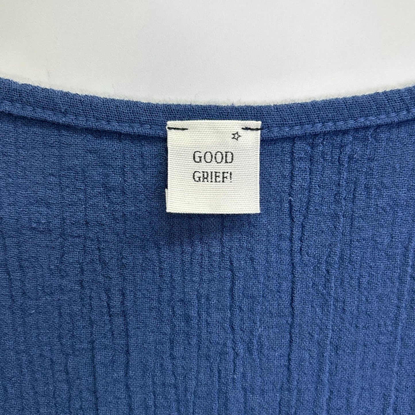 GOOD GRIEF グッドグリーフ ブルー Reluxed Long Cardigan リラックスロングカーディガン トップス