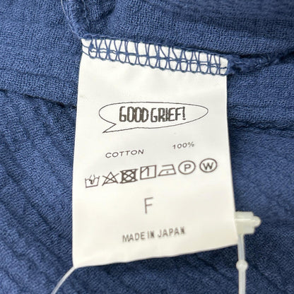 GOOD GRIEF グッドグリーフ ブルー Reluxed Long Cardigan リラックスロングカーディガン トップス