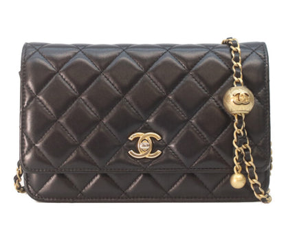 CHANEL シャネル 29番 AP1450 ラムスキン パールクラッシュ チェーン ショルダーウォレット ショルダーバッグ