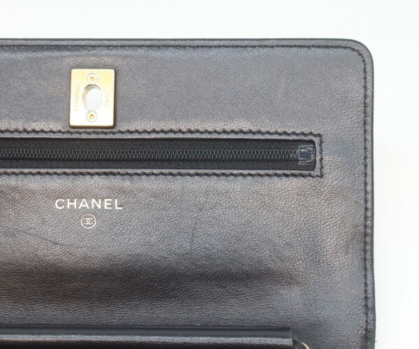 CHANEL シャネル 29番 AP1450 ラムスキン パールクラッシュ チェーン ショルダーウォレット ショルダーバッグ