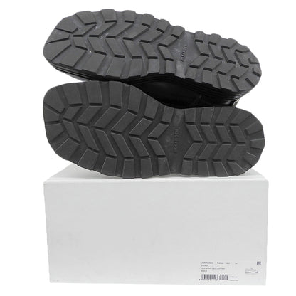 JILSANDER ジルサンダー J33WQ0002 23SS　スクエアトゥ コマンドソール レザーシューズ メンズ ブラック 41 シューズ