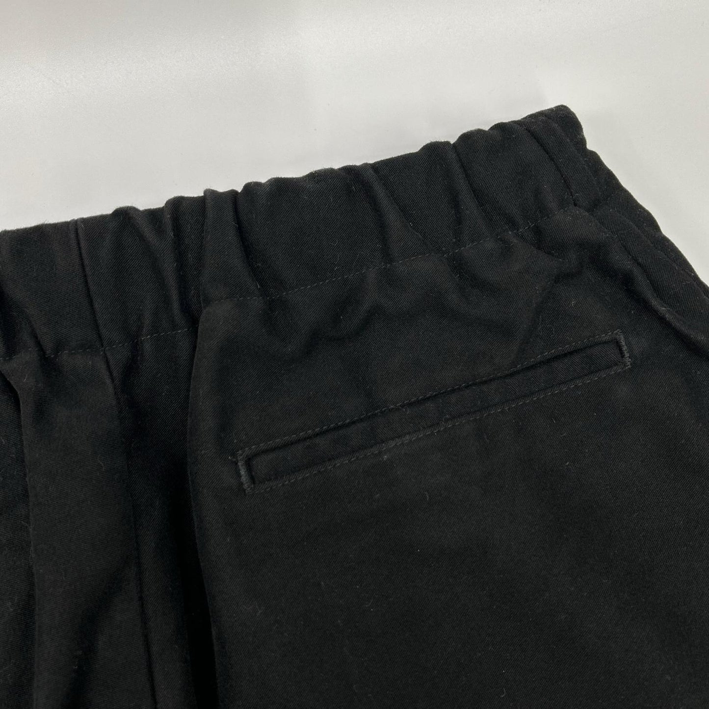 Ron Herman 3420600023 Black Cotton Wide-Leg Pants Bottoms