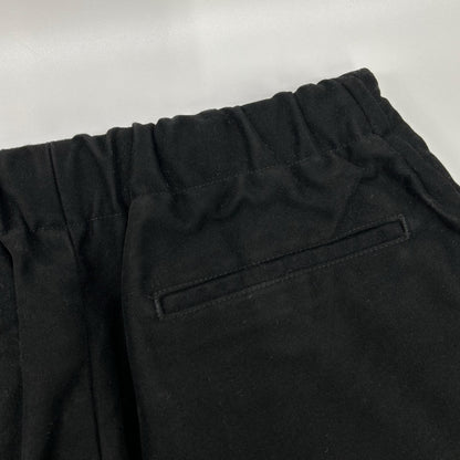 Ron Herman 3420600023 Black Cotton Wide-Leg Pants Bottoms