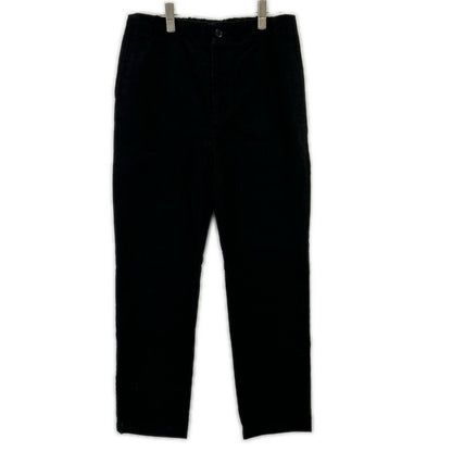 Ron Herman 3420600023 Black Cotton Wide-Leg Pants Bottoms