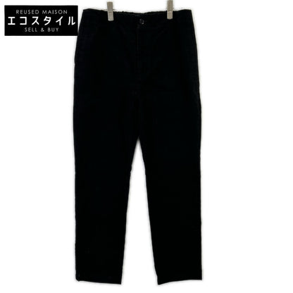 Ron Herman 3420600023 Black Cotton Wide-Leg Pants Bottoms