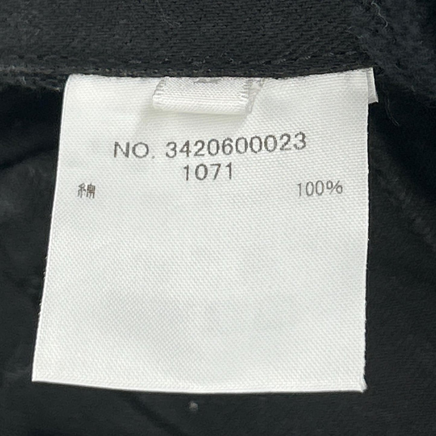 Ron Herman 3420600023 Black Cotton Wide-Leg Pants Bottoms