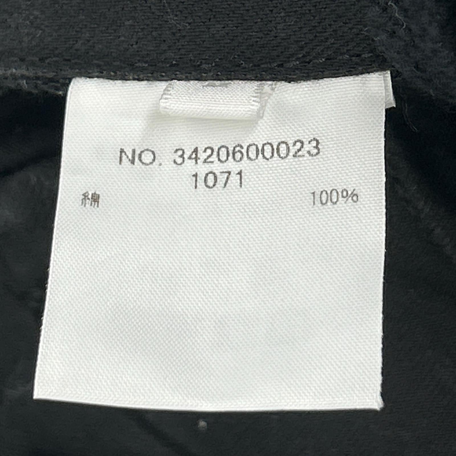 Ron Herman 3420600023 Black Cotton Wide-Leg Pants Bottoms