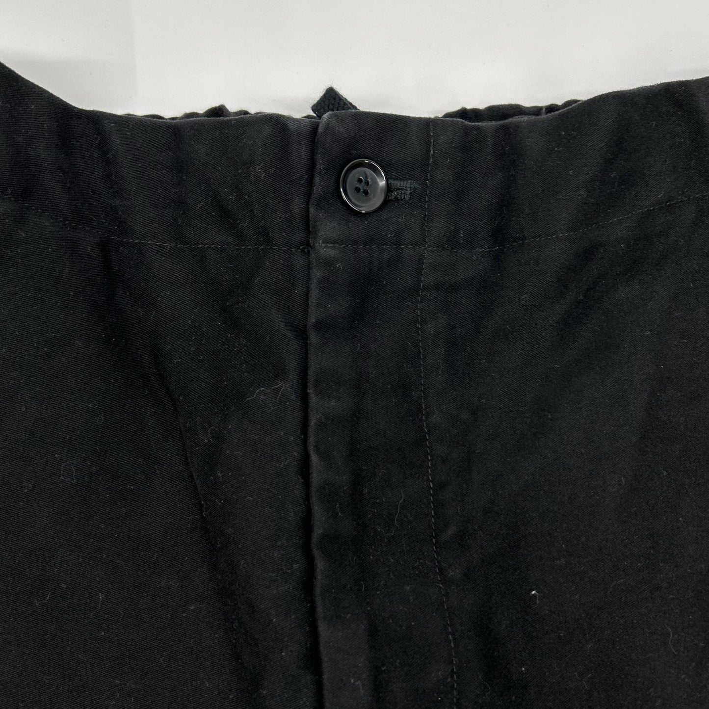 Ron Herman 3420600023 Black Cotton Wide-Leg Pants Bottoms
