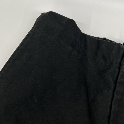 Ron Herman 3420600023 Black Cotton Wide-Leg Pants Bottoms