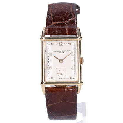 VACHERON CONSTANTIN ヴァシュロンコンスタンタン 1940年代 18K レクタンギュラー ドーム型風防 スクエアウォッチ 手巻き 腕時計