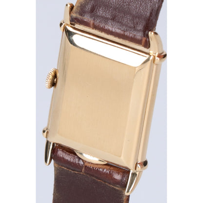 VACHERON CONSTANTIN ヴァシュロンコンスタンタン 1940年代 18K レクタンギュラー ドーム型風防 スクエアウォッチ 手巻き 腕時計