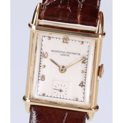 VACHERON CONSTANTIN ヴァシュロンコンスタンタン 1940年代 18K レクタンギュラー ドーム型風防 スクエアウォッチ 手巻き 腕時計