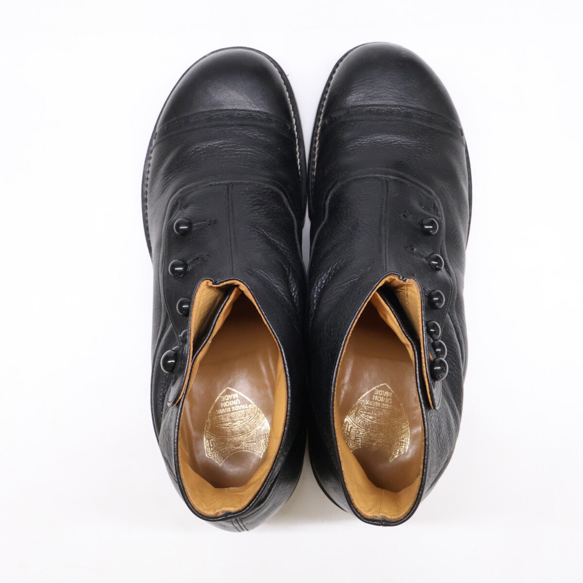 PICKER CLOTHING Picker Clothing BUTTON BOOTS leather button boots