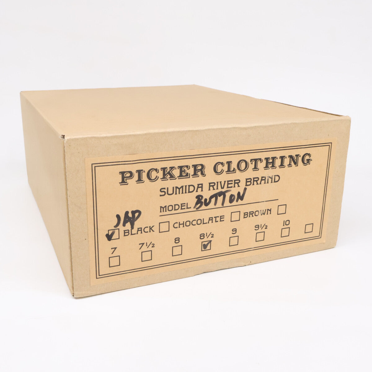 PICKER CLOTHING Picker Clothing BUTTON BOOTS leather button boots