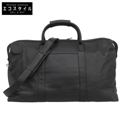 COACH コーチ オールドコーチ オールレザー 2WAY ボストンバッグ ショルダーバッグ メンズ ブラック 0502 ハンドバッグ