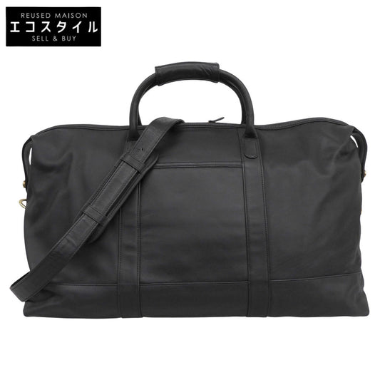 COACH コーチ オールドコーチ オールレザー 2WAY ボストンバッグ ショルダーバッグ メンズ ブラック 0502 ハンドバッグ