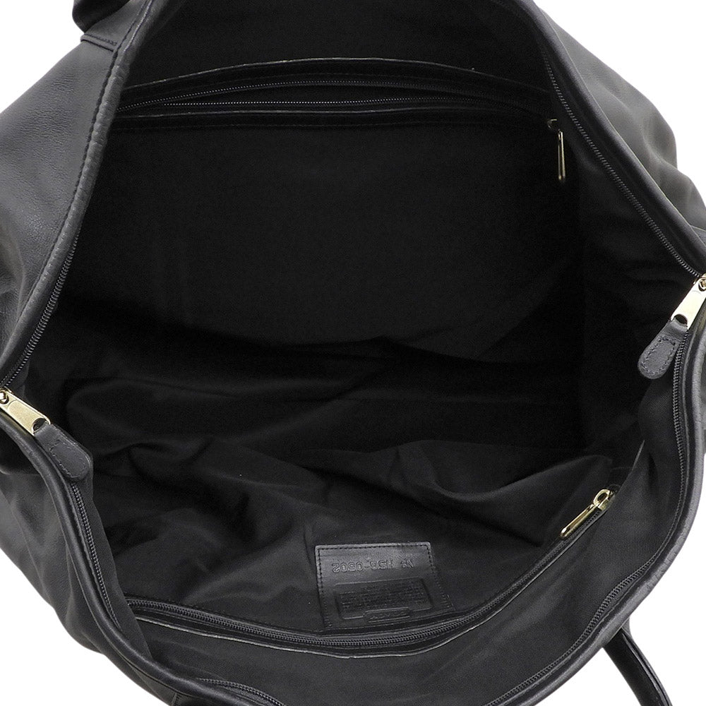 COACH コーチ オールドコーチ オールレザー 2WAY ボストンバッグ ショルダーバッグ メンズ ブラック 0502 ハンドバッグ