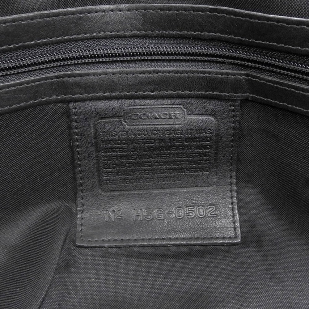 COACH コーチ オールドコーチ オールレザー 2WAY ボストンバッグ ショルダーバッグ メンズ ブラック 0502 ハンドバッグ