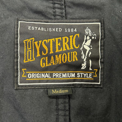 HYSTERIC GLAMOUR ヒステリックグラマー 02183AC06 ブラック SOUND AND VISION Pコート コート