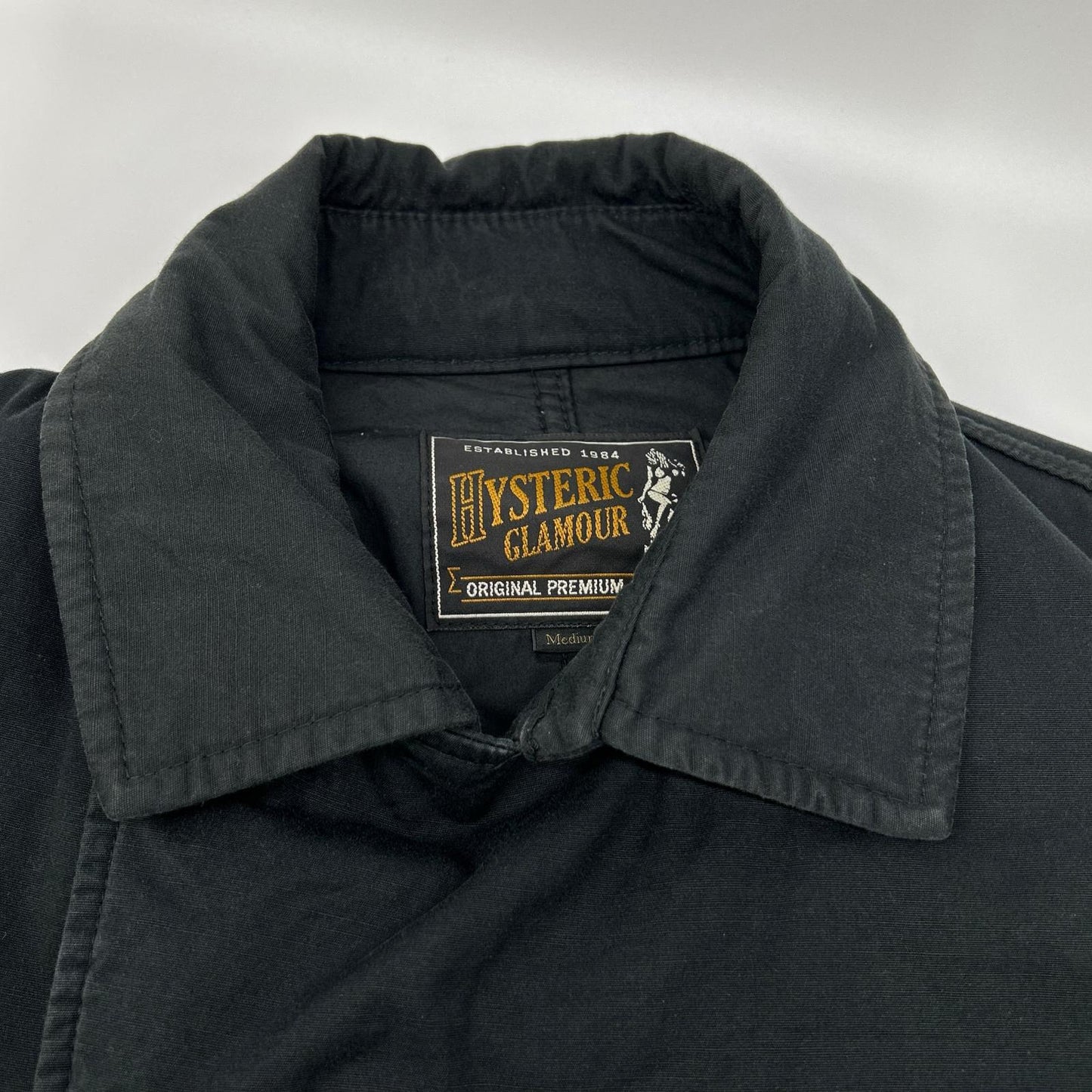 HYSTERIC GLAMOUR ヒステリックグラマー 02183AC06 ブラック SOUND AND VISION Pコート コート