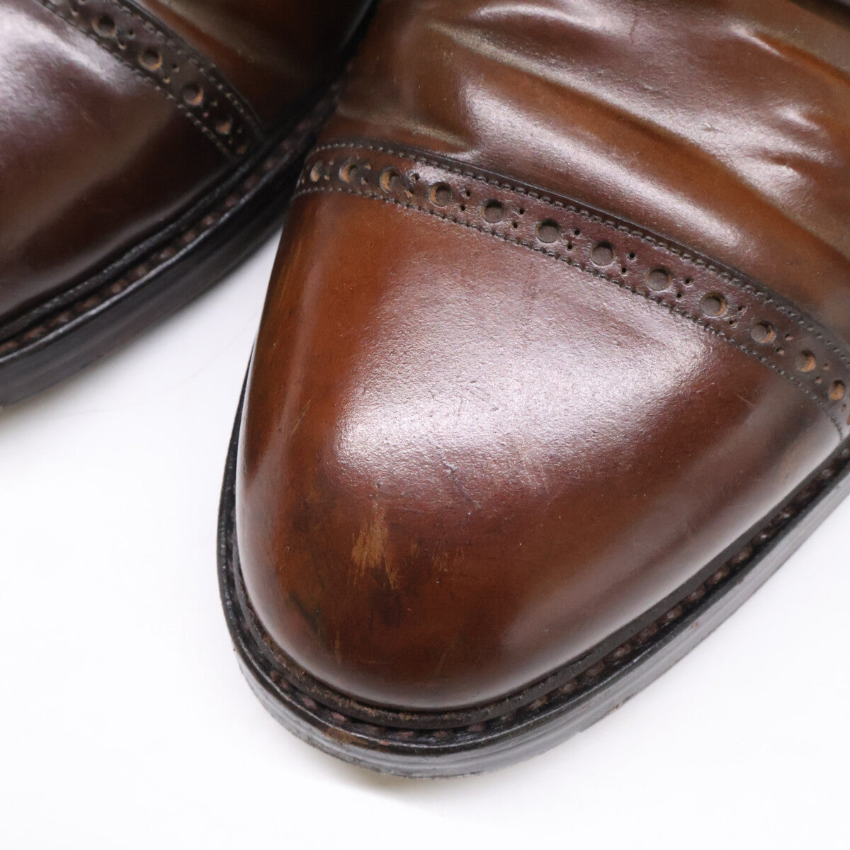 Crockett&Jones Crockett & Jones Ralph Lauren exclusive 8011 0602 18413 cordovan straight-tip shoes