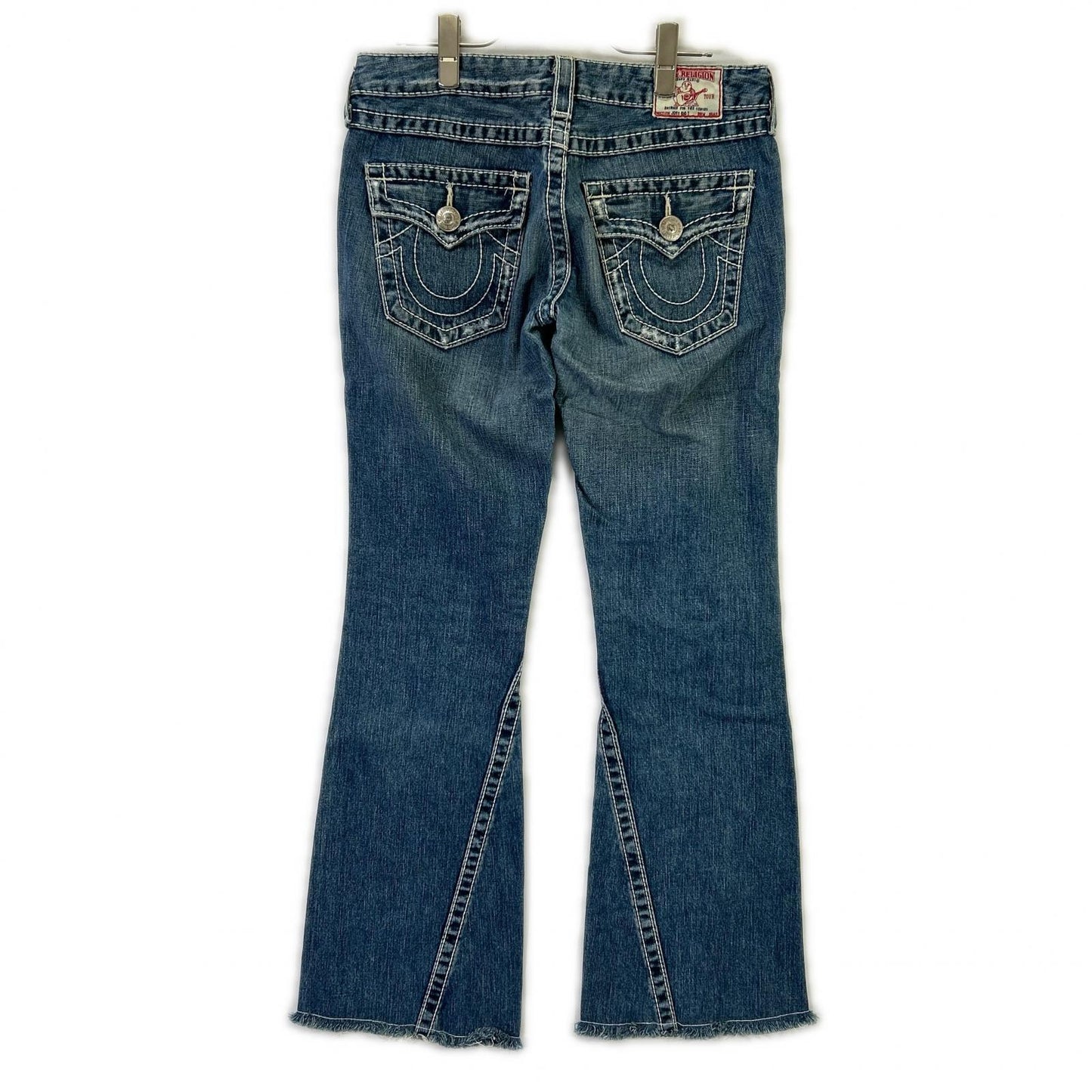 TRUE RELIGION True Religion Joy 大T恤 破洞喇叭牛仔裤 下装