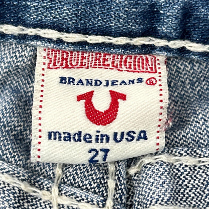 TRUE RELIGION True Religion Joy 大T恤 破洞喇叭牛仔裤 下装
