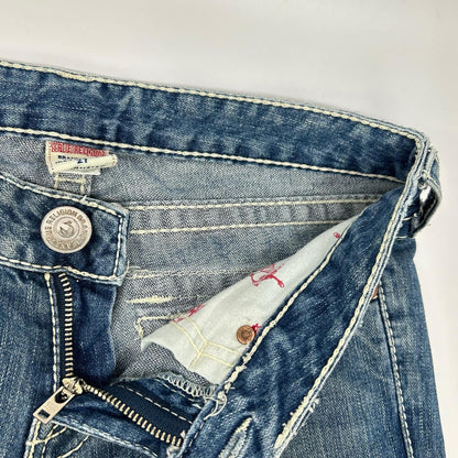 TRUE RELIGION True Religion Joy 大T恤 破洞喇叭牛仔裤 下装