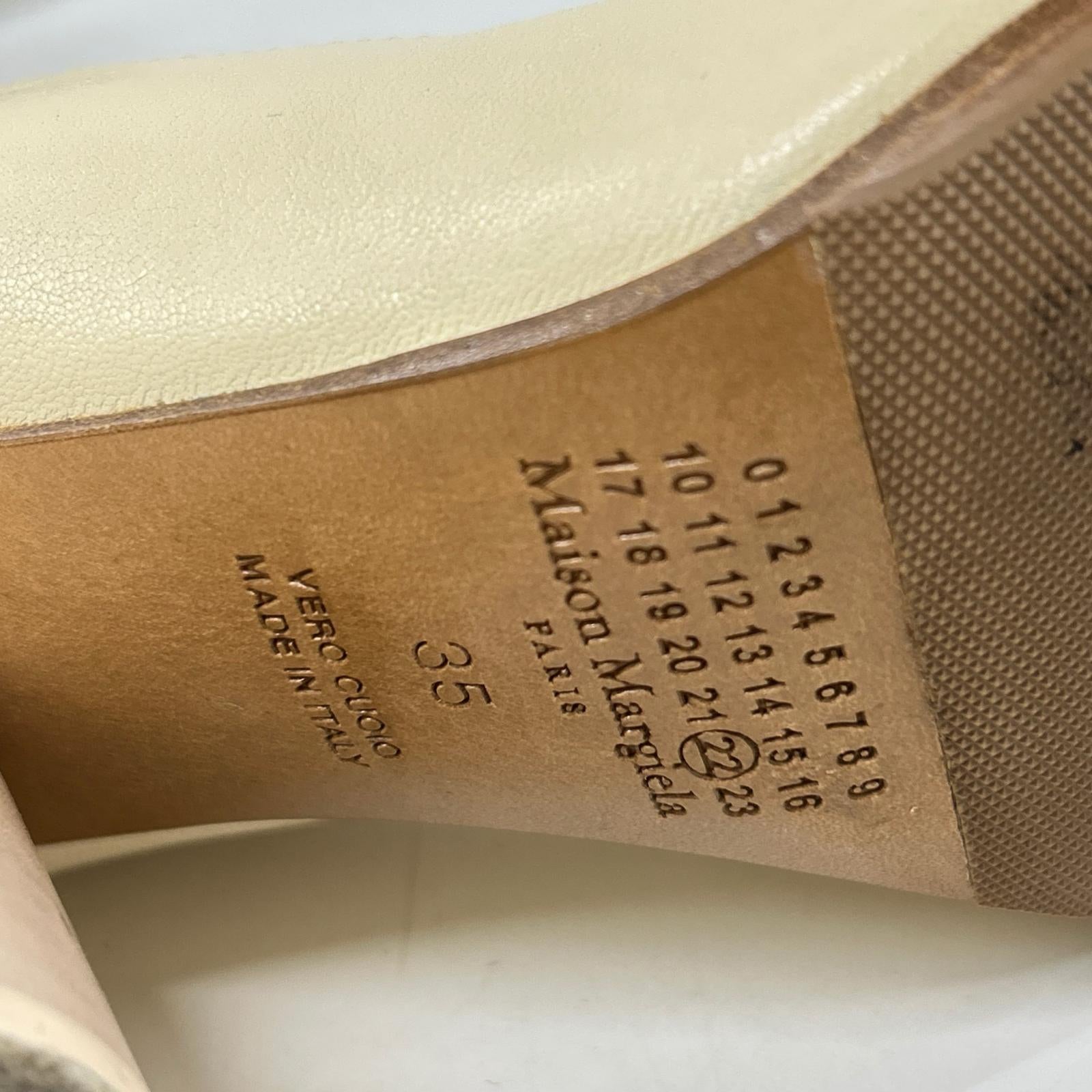 Maison margiela メゾンマルジェラ 22 S34WL0021 TABI アンクルストラップ パンプス シューズ