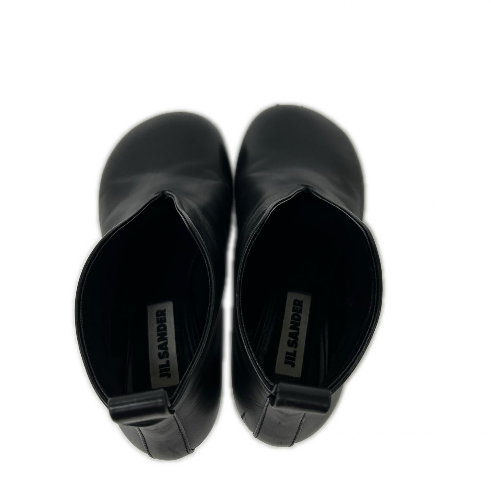 JILSANDER ジルサンダー JS35026A Vカット レザー ブーティ シューズ