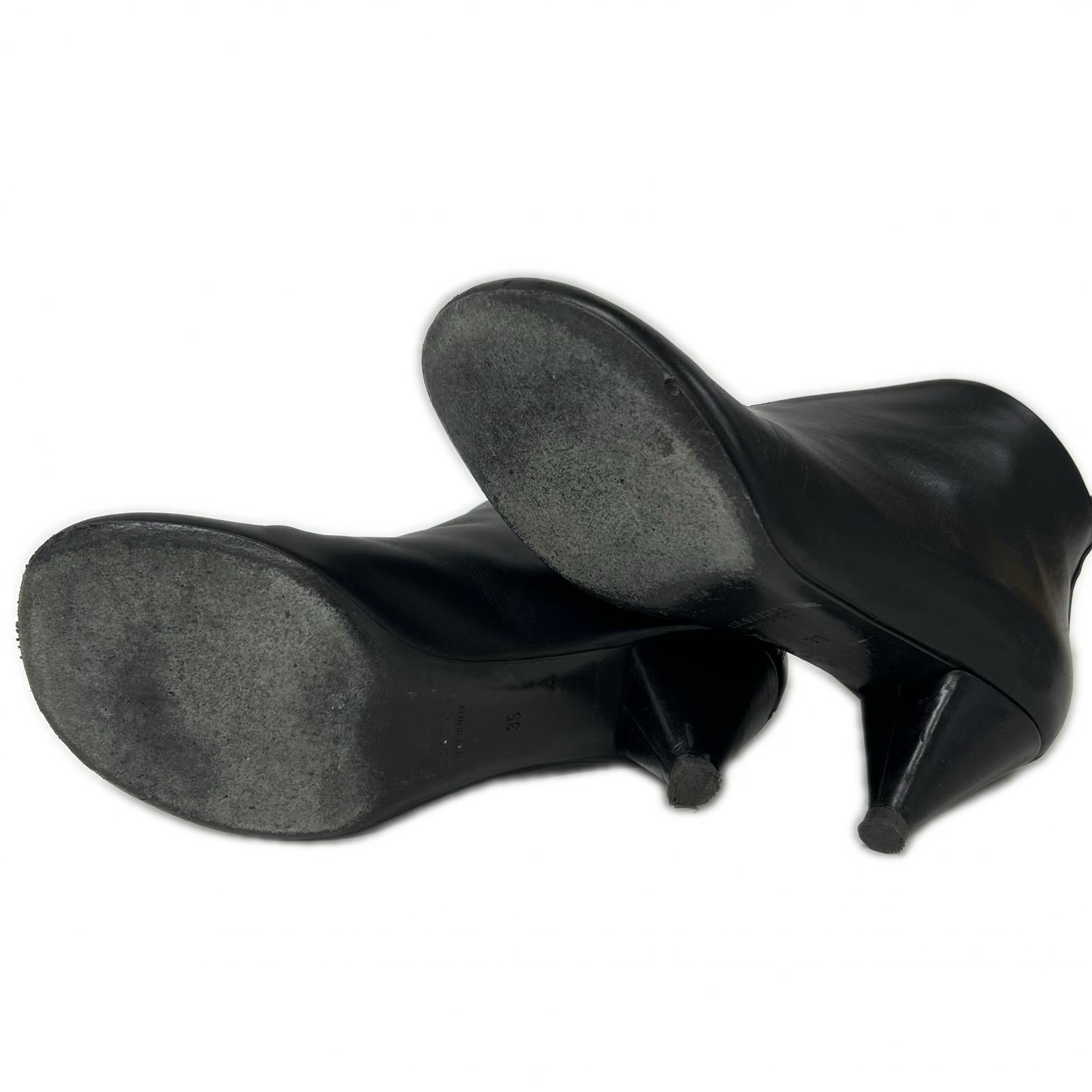 JILSANDER ジルサンダー JS35026A Vカット レザー ブーティ シューズ